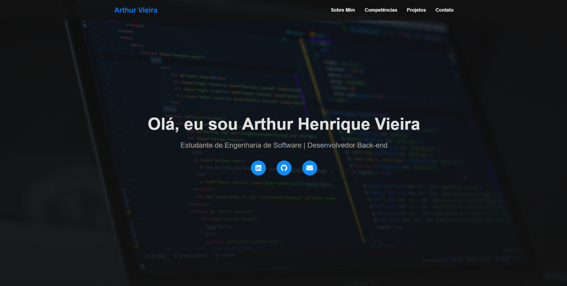 Portfólio de Desenvolvedor