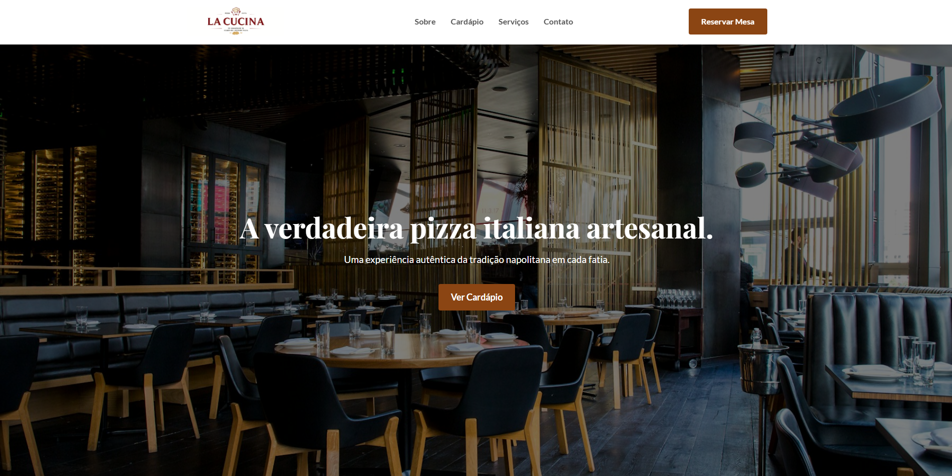 Site para Restaurante